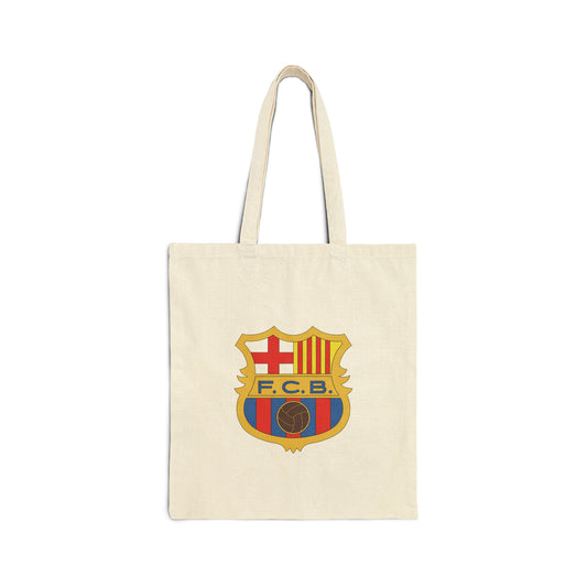 FC Barcelona (70's logo) Cotton Canvas Tote Bag