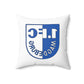 1 FC Magdeburg (1970's logo) Throw Pillow