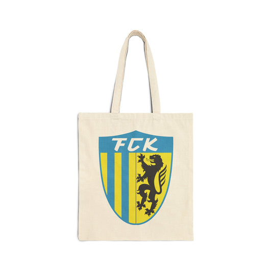 1 FC Karl Marx Stadt (1970's logo) Cotton Canvas Tote Bag